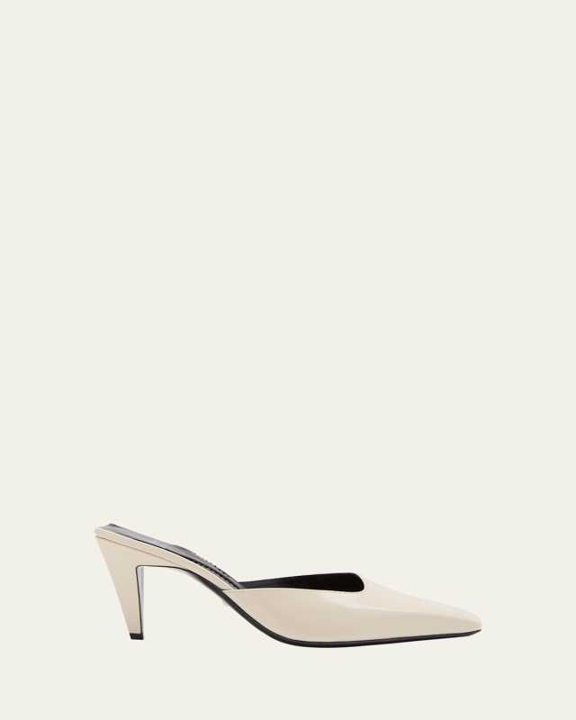 Mallory Patent Leather Mules